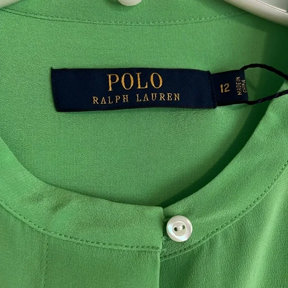 BNWT Polo long sleeve silk blouse - Picture 2 of 4